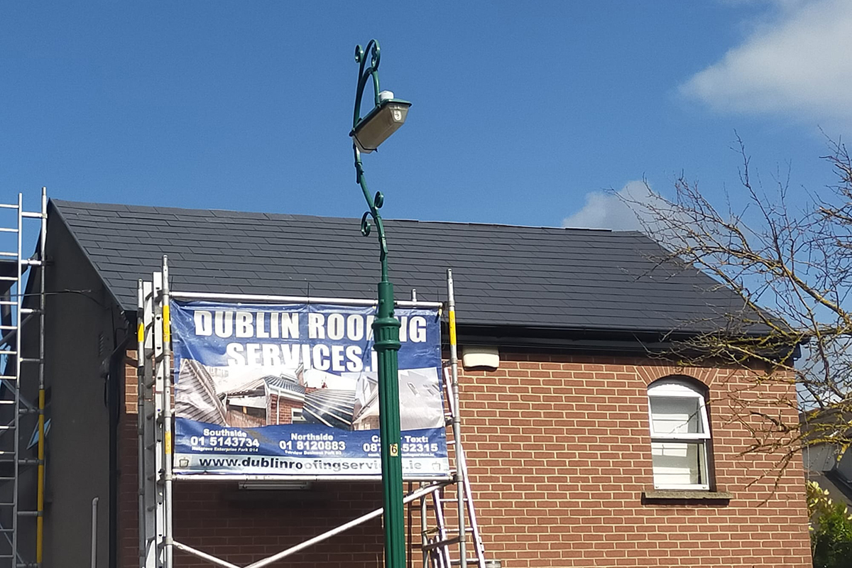 New roof installation project in Rathgar Dublin
